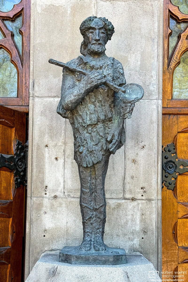 Statue of St. John the Baptist, Johanneksenkirkko, Helsinki, Finland. © 2024 Norbert Woehnl Photography.