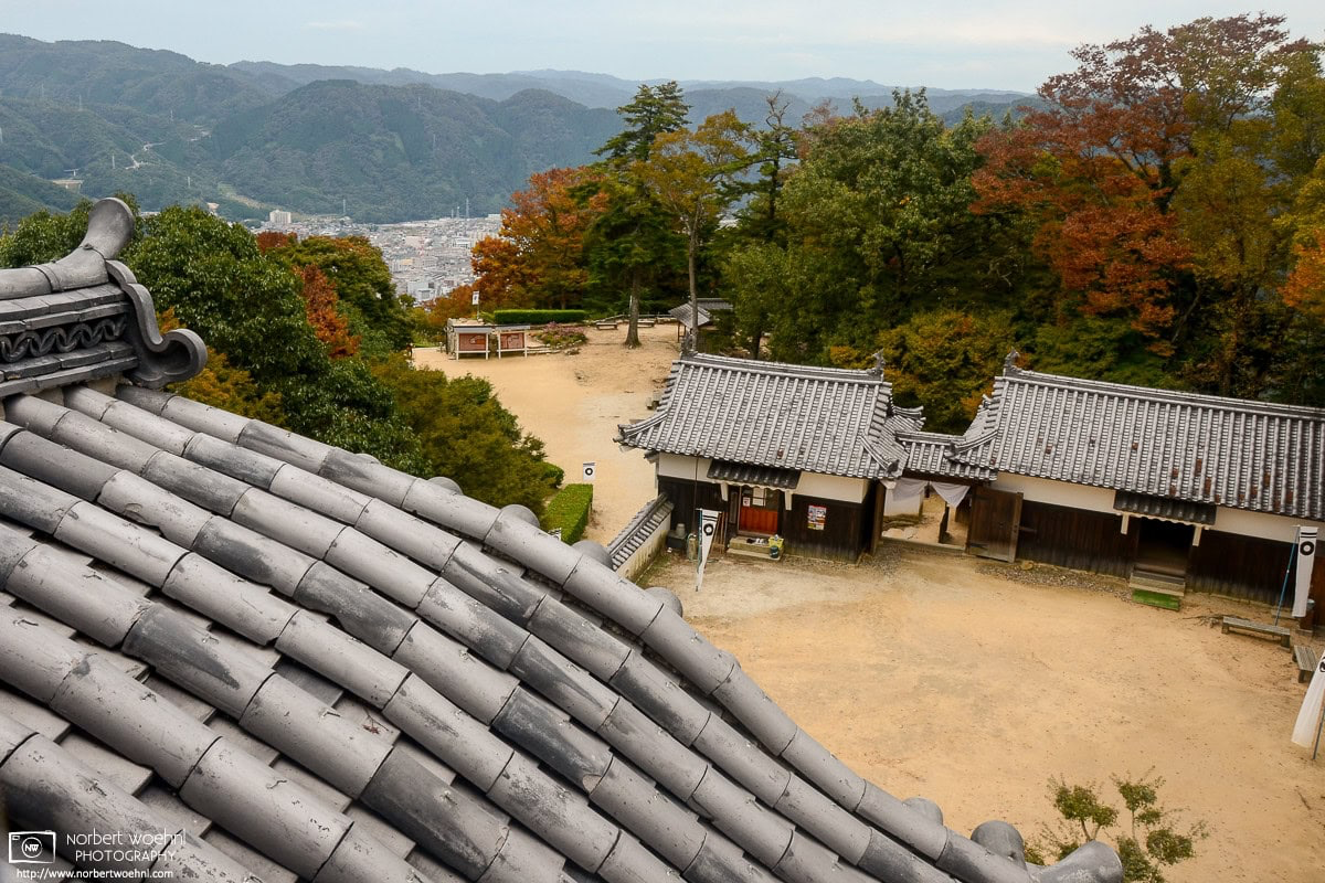 View from the top of Bitchu Matsuyama Castle in Takahashi City, Okayama Prefecture, Japan. © 2011 Norbert Woehnl Photography.