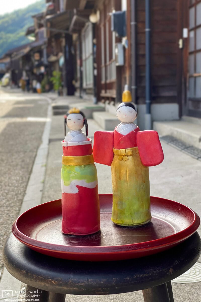 Narai-juku in Nagano Prefecture was the thirty-fourth of the sixty-nine stations of the Nakasendō. Its main road retains a historical row of Edo period houses along the street. © 2022 Norbert Woehnl Photography.