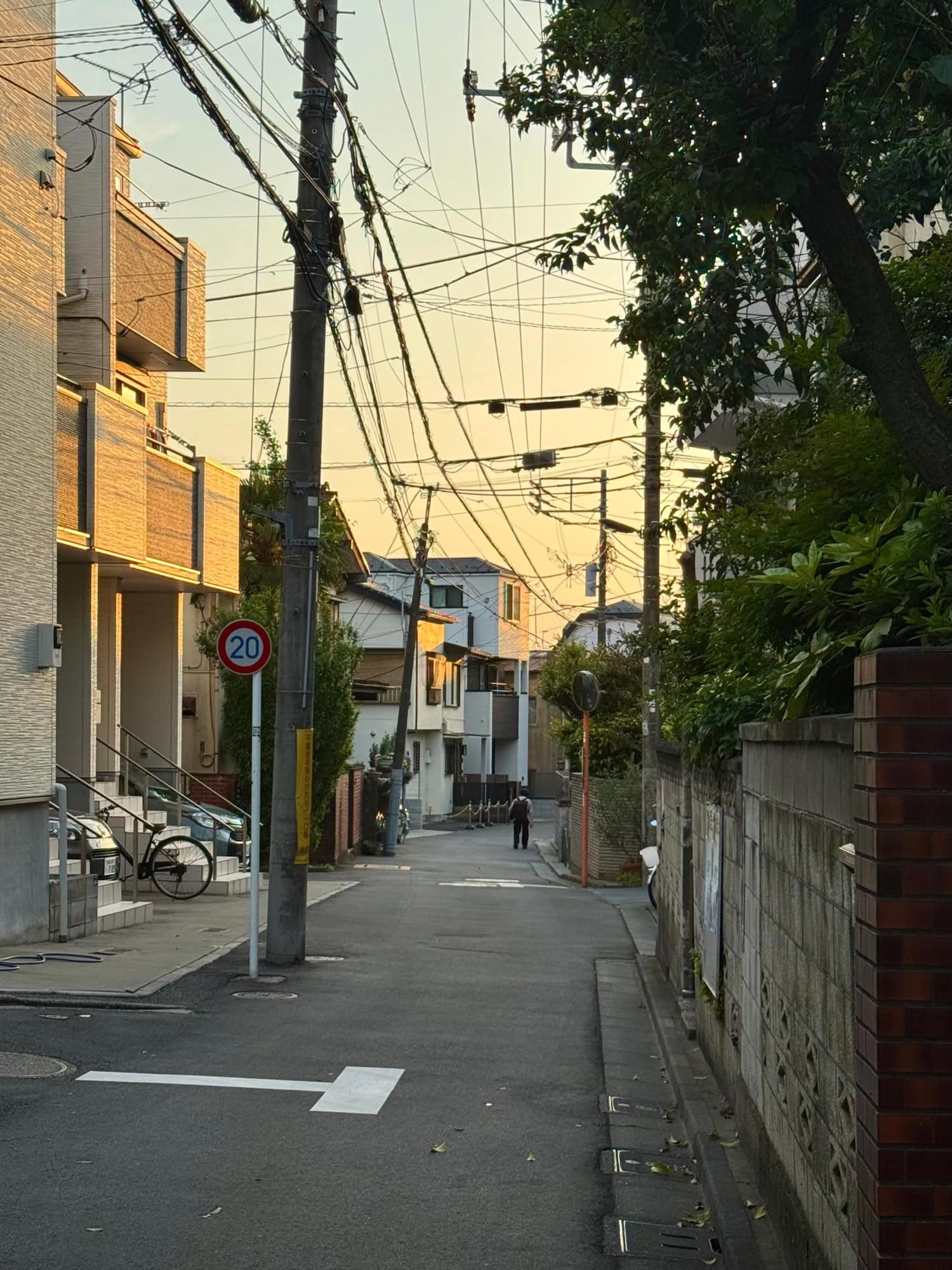 Early-evening scene from a backstreet in the Ōharachō area of Itabashi Ward in Tokyo, Japan. © 2025 Norbert Woehnl Photography.