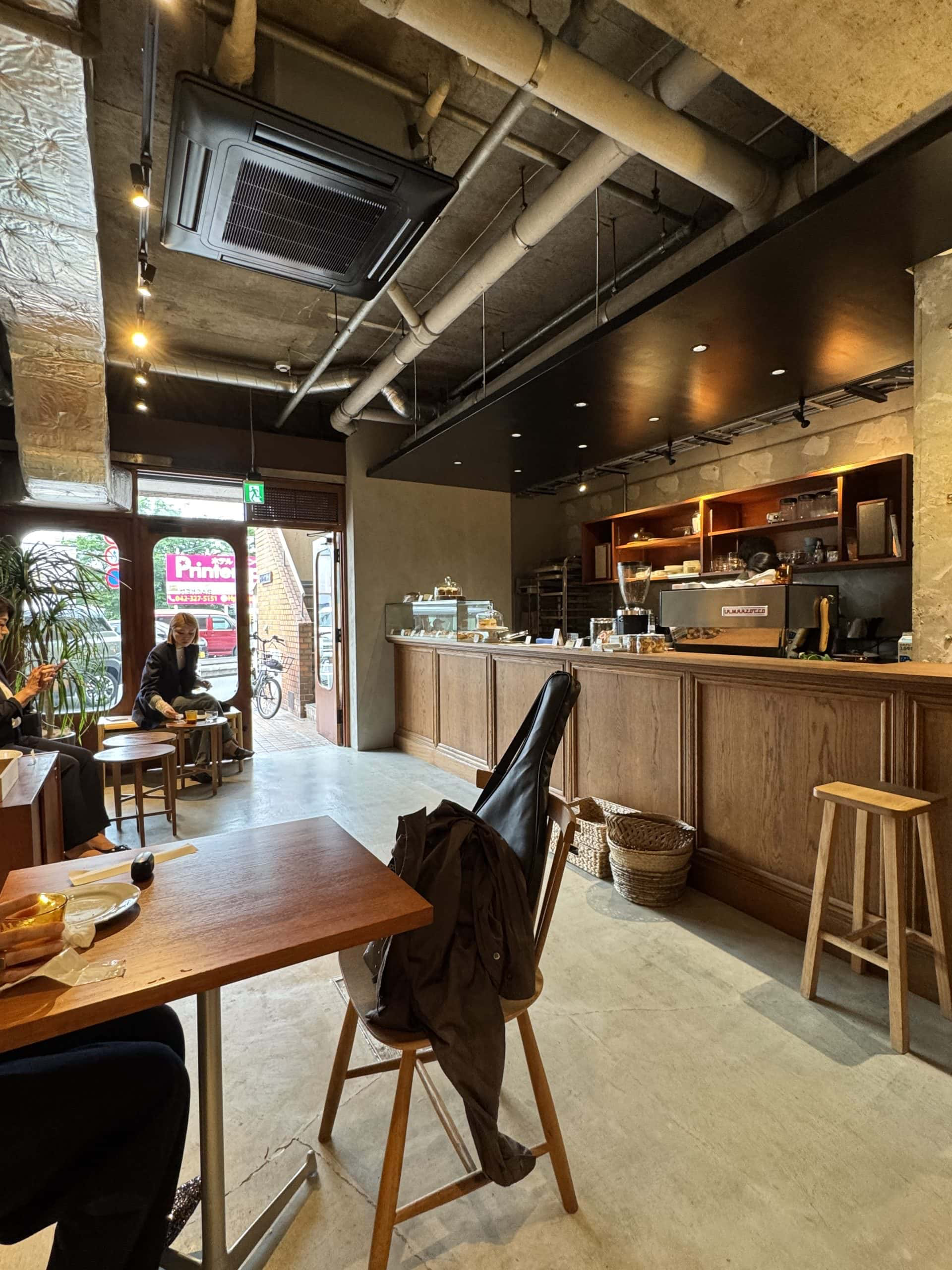 Interior of Backen, a Swedish pastry and coffee shop in Kokubunji, Tokyo, Japan. © 2025 Norbert Woehnl Photography.